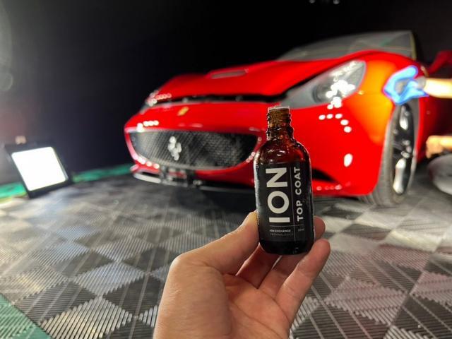 フェラーリ カリフォルニア／セラミックプロイオン２層／ホイールコーティングのご紹介です　東京都世田谷区のジェミーズ株式会社　渋谷区　目黒区　港区　品川区　神奈川　横浜市　川崎市　新規のお客様大歓迎　代車　レッカー