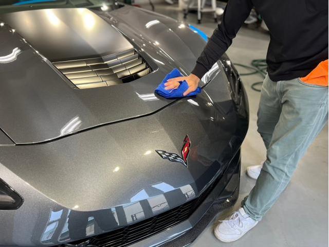シボレー コルベット C7／ファインラボ PPF&VINYL／プロテクションフィルムコーティングのご紹介です　東京都世田谷区のジェミーズ株式会社　渋谷区　目黒区　港区　品川区　神奈川　横浜市　川崎市　新規のお客様大歓迎　代車　レッカー