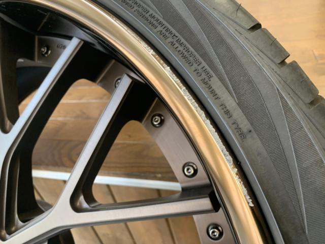 メルセデスベンツ Ｇ４００ｄ の傷がついてしまったホイール【ハイパーフォージド】を新品に交換しました！！東京都世田谷区のジェミーズ株式会社　渋谷区　目黒区　港区　品川区　神奈川　横浜市　川崎市　新規のお客様大歓迎　代車　レッカー