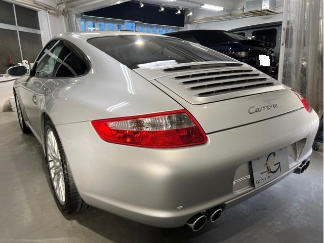 ポルシェ 911カレラ Type997／エシュロン ニューバージョンコーティングのご紹介です　東京都世田谷区のジェミーズ株式会社　渋谷区　目黒区　港区　品川区　神奈川　横浜市　川崎市　新規のお客様大歓迎　代車　レッカー