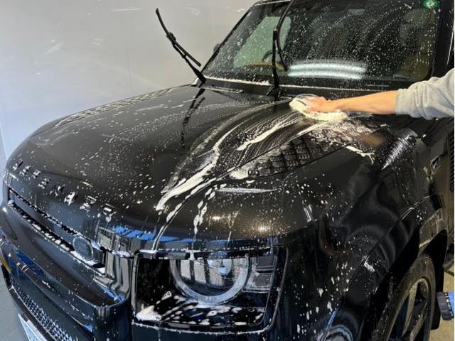 ランドローバー ディフェンダー110／ファインラボ マットセラミック／セラミックV3コーティングのご紹介です　東京都世田谷区のジェミーズ株式会社　渋谷区　目黒区　港区　品川区　神奈川　横浜市　川崎市　新規のお客様大歓迎　代車　レッカー