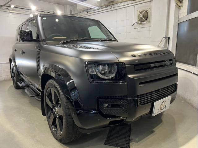 ランドローバー ディフェンダー110／ファインラボ マットセラミック／セラミックV3コーティングのご紹介です　東京都世田谷区のジェミーズ株式会社　渋谷区　目黒区　港区　品川区　神奈川　横浜市　川崎市　新規のお客様大歓迎　代車　レッカー