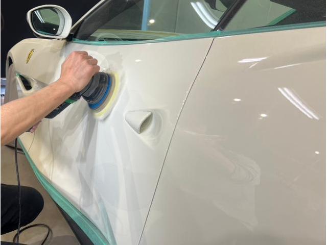 フェラーリ ポルトフィーノ／ファインラボ セラミックウルトラV2＋オリジナルセラミック／ホイールコーティングのご紹介です　東京都世田谷区のジェミーズ株式会社　渋谷区　目黒区　港区　品川区　神奈川　横浜市　　新規のお客様大歓迎　代車　レッカー