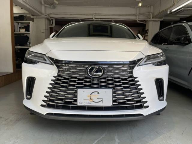 レクサス ＲＸのフロントグリルをアレックスグリルの取付カスタム致しました。東京都世田谷区のジェミーズ株式会社　渋谷区　目黒区　港区　品川区　神奈川　横浜市　新規のお客様大歓迎　代車　レッカー