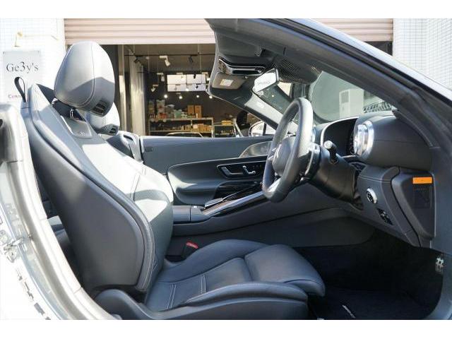 入庫情報 2022年モデル Mercedes-AMG SL43有償ボディカラーアルペングレザー 新車保証付ディーラー車　東京都世田谷区のジェミーズ株式会社　渋谷区　目黒区　港区　品川区　神奈川　横浜市　新規のお客様大歓迎　代車　レッカー