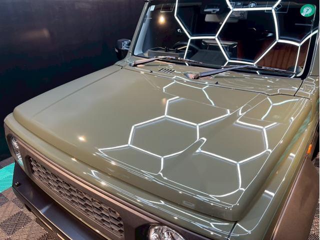 スズキ ジムニー／セラミックプロイオン2層／ウィンドウコーティングのご紹介です　東京都世田谷区のジェミーズ株式会社　渋谷区　目黒区　港区　品川区　神奈川　横浜市　川崎市　新規のお客様大歓迎　代車　レッカー