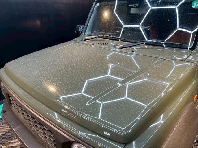 スズキ ジムニー／セラミックプロイオン2層／ウィンドウコーティングのご紹介です　東京都世田谷区のジェミーズ株式会社　渋谷区　目黒区　港区　品川区　神奈川　横浜市　川崎市　新規のお客様大歓迎　代車　レッカー