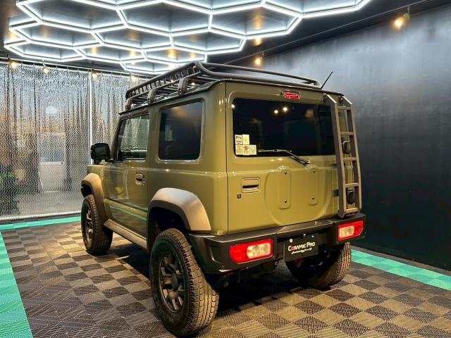 スズキ ジムニー／セラミックプロイオン2層／ウィンドウコーティングのご紹介です　東京都世田谷区のジェミーズ株式会社　渋谷区　目黒区　港区　品川区　神奈川　横浜市　川崎市　新規のお客様大歓迎　代車　レッカー