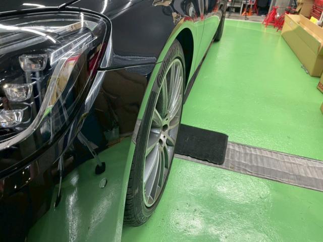 メルセデスベンツ Ｓ４００ｄの 前後パッド交換／スペーサー取付を致しました。お問合せ番号ＳＢ：１０３０６東京都世田谷区のジェミーズ株式会社　渋谷区　目黒区　港区　品川区　神奈川　横浜市　新規のお客様大歓迎　代車　レッカー