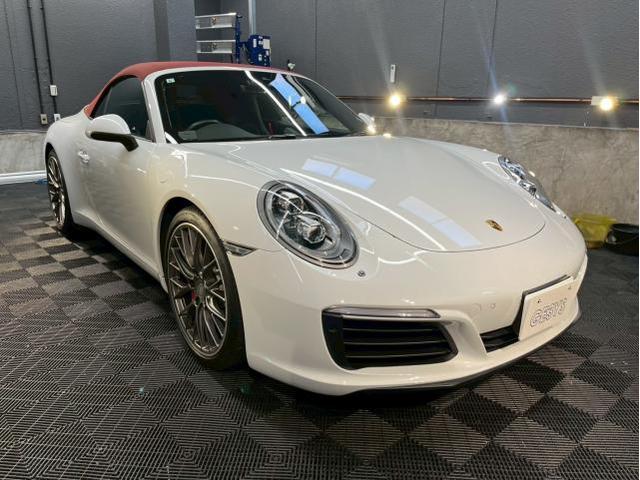 ポルシェ 911カレラS カブリオレtype991.2／セラミックプロテキスタイル ソフトトップコーティングのご紹介です　東京都世田谷区のジェミーズ株式会社　渋谷区　目黒区　港区　品川区　神奈川　横浜市　新規のお客様大歓迎　代車　レッカー