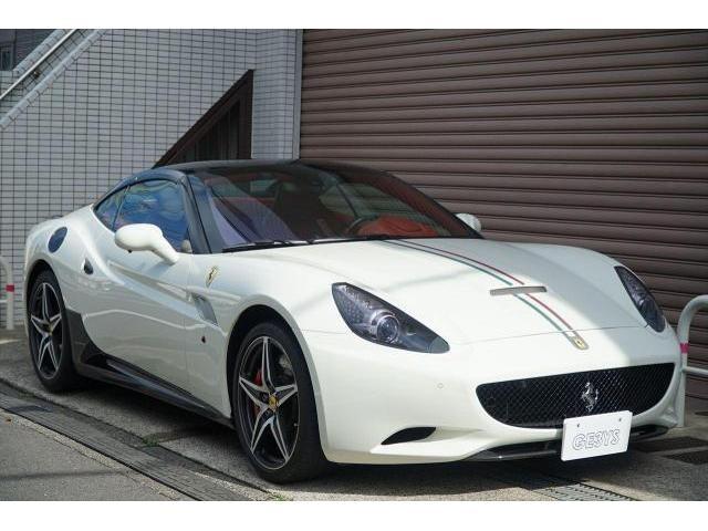 入庫情報 2013年モデル Ｆｅｒｒａｒｉカリフォルニア３０ ジャッポーネ 日本のみ10台限定で発売された「ジャッポーネ」の入庫です。東京都世田谷区のジェミーズ株式会社　渋谷区　目黒区　港区　品川区　神奈川　横浜市　新規のお客様大歓迎　代車