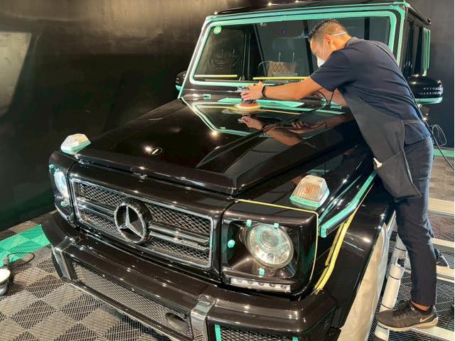 メルセデスAMG G63／セラミックプロイオン2層／ホイールコーティングのご紹介です　東京都世田谷区のジェミーズ株式会社　渋谷区　目黒区　港区　品川区　神奈川　横浜市　川崎市　新規のお客様大歓迎　代車　レッカー