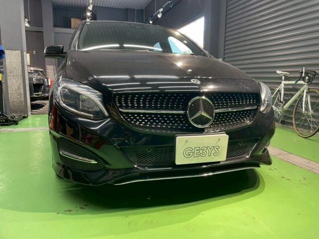 メルセデスベンツ Ｂ１８０にTVキャンセラー／ダイヤモンドグリルの取付けカスタムを致しました。お問合せ番号ＳＢ：１０５２３東京都世田谷区のジェミーズ株式会社　渋谷区　目黒区　港区　品川区　神奈川　横浜市　新規のお客様大歓迎　代車　レッカー