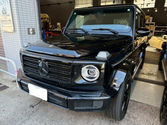 メルセデスベンツ Ｇ４００ｄ│フロントバンパー鈑金【世田谷区】　お問合せ番号ＳＢ：１０５９７東京都世田谷区のジェミーズ株式会社　渋谷区　目黒区　港区　品川区　新規のお客様大歓迎　代車　レッカー
