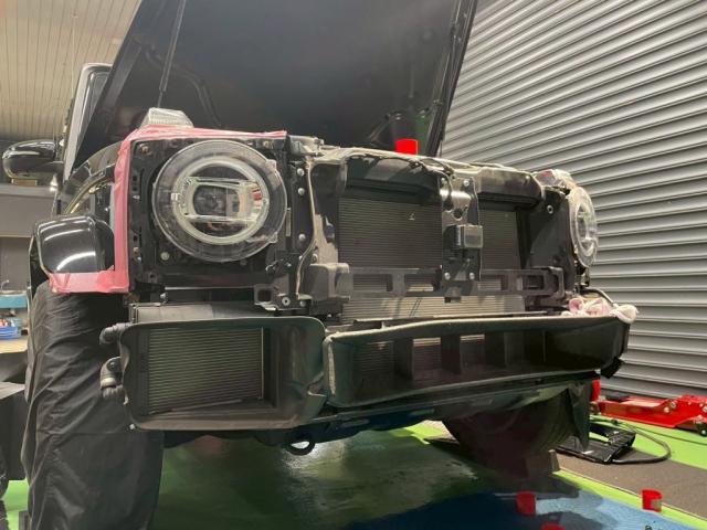メルセデスベンツ Ｇ４００ｄ │フロントグリル交換【世田谷区】 お問合せ番号ＳＢ：１０６３４東京都世田谷区のジェミーズ株式会社　渋谷区　目黒区　港区　品川区　新規のお客様大歓迎　代車　レッカー