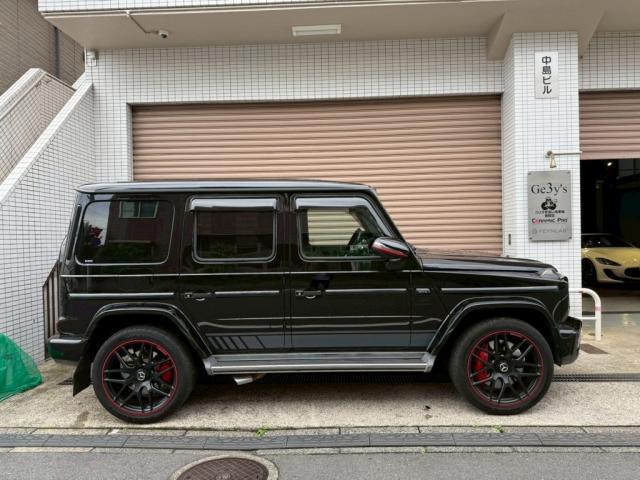 メルセデスAMG G63|サイドデカール貼り【世田谷区】お問合せ番号SB:10664東京都世田谷区のジェミーズ株式会社 渋谷区 目黒区 港区 品川区 神奈川 横浜市 新規のお客様大歓迎 代車 レッカー