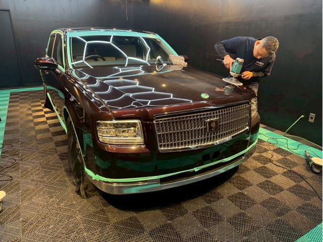 トヨタ センチュリー/ファインラボ セラミックウルトラV2+オリジナルセラミック/インテリアコーティングのご紹介です 東京都世田谷区のジェミーズ株式会社 渋谷区 目黒区 港区 品川区 神奈川 横浜市 新規のお客様大歓迎 代車 レッカー