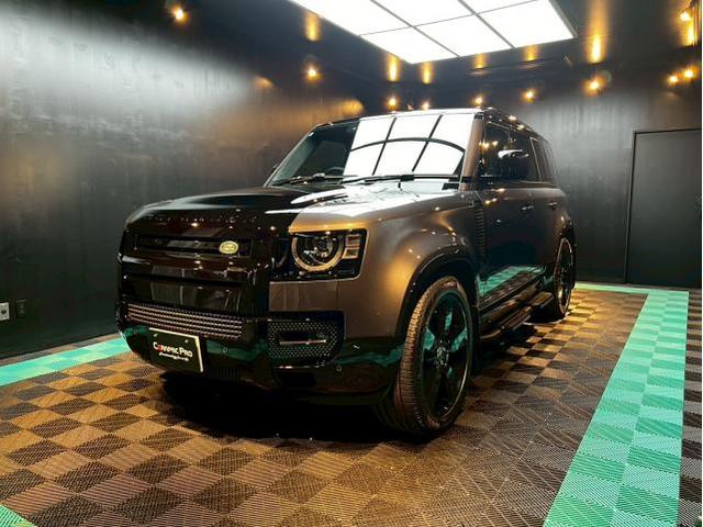 新車ランドローバー ディフェンダー110／セラミックプロイオン2層／ウィンドウ／ホイールコーティングのご紹介です　東京都世田谷区のジェミーズ株式会社　渋谷区　目黒区　港区　品川区　神奈川　横浜市　川崎市　新規のお客様大歓迎　代車　レッカー