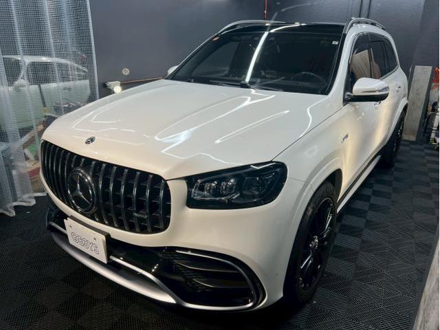 メルセデスAMG GLS63／クリアガード コードS/ウィンドウコーティングのご紹介です　東京都世田谷区のジェミーズ株式会社　渋谷区　目黒区　港区　品川区　神奈川　横浜市　新規のお客様大歓迎　代車　レッカー