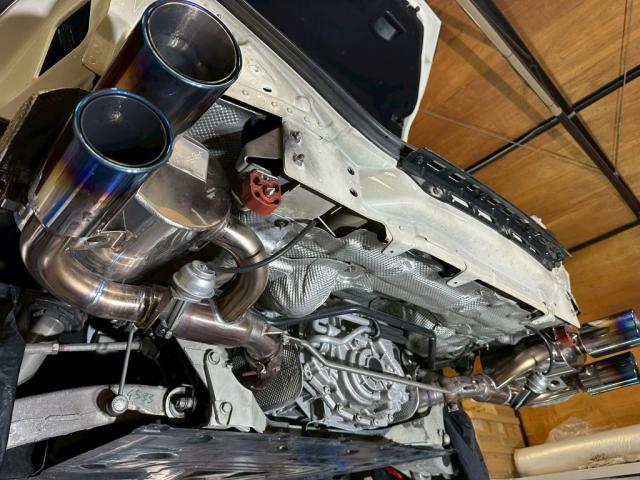 フェラーリ カリフォルニア │パワークラフトマフラー戻し【世田谷区】お問合せ番号ＳＢ：１０９２４東京都世田谷区のジェミーズ株式会社　渋谷区　目黒区　港区　品川区　神奈川　横浜市　新規のお客様大歓迎　代車　レッカー