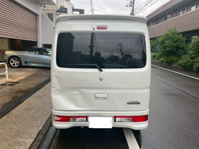 スズキ エブリイ│ 鈑金修理【世田谷区】東京都世田谷区のジェミーズ株式会社　渋谷区　目黒区　港区　品川区　神奈川　横浜市　新規のお客様大歓迎　代車　レッカー