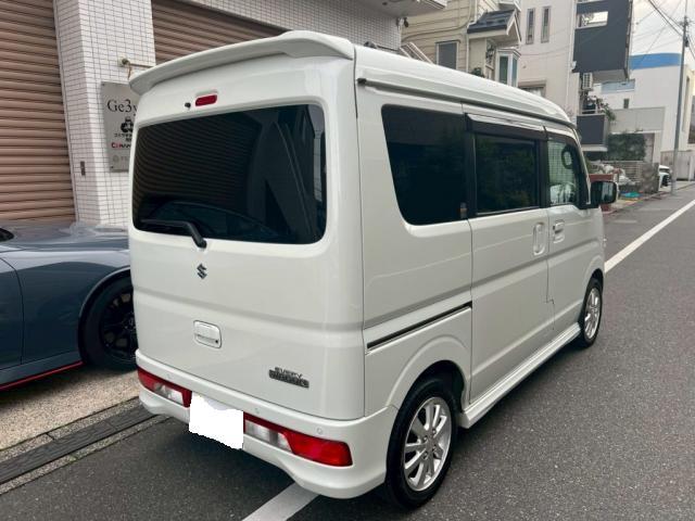 スズキ エブリイ│ 鈑金修理【世田谷区】東京都世田谷区のジェミーズ株式会社　渋谷区　目黒区　港区　品川区　神奈川　横浜市　新規のお客様大歓迎　代車　レッカー