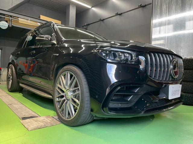 メルセデスＡＭＧ ＧＬＳ６３│ ロアリング／スペーサー取付【世田谷区】お問合せ番号ＳＢ：１０７２８東京都世田谷区のジェミーズ株式会社　渋谷区　目黒区　港区　品川区　神奈川　横浜市　新規のお客様大歓迎　代車　レッカー