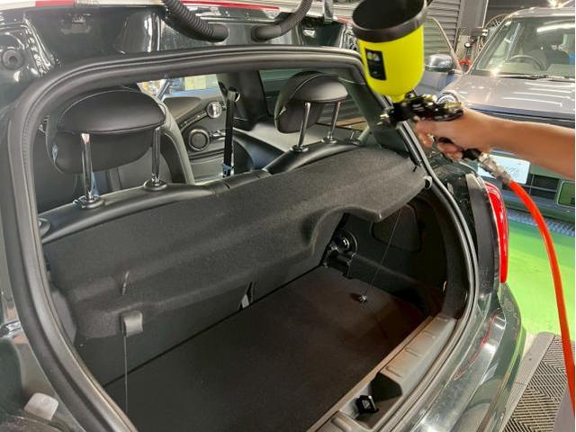 ミニ JCW／【タバコ臭のクリーニング】ナノゾーンコートモビリティ光触媒コーティングのご紹介です　東京都世田谷区のジェミーズ株式会社　渋谷区　目黒区　港区　品川区　神奈川　横浜市　川崎市　新規のお客様大歓迎　代車　レッカー