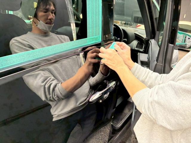 トヨタ アルファード／クリアガード コードSコーティングのご紹介です　東京都世田谷区のジェミーズ株式会社　渋谷区　目黒区　港区　品川区　神奈川　横浜市　川崎市　新規のお客様大歓迎　代車　レッカー