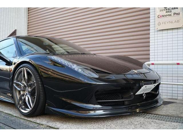 入庫情報 2011年モデル Ferrari458イタリア カーボンレーシングパッケージ パワークラフト製マフラー 鍛造ホイール 東京都世田谷区のジェミーズ株式会社　渋谷区　目黒区　港区　品川区　新規のお客様大歓迎　代車　レッカー