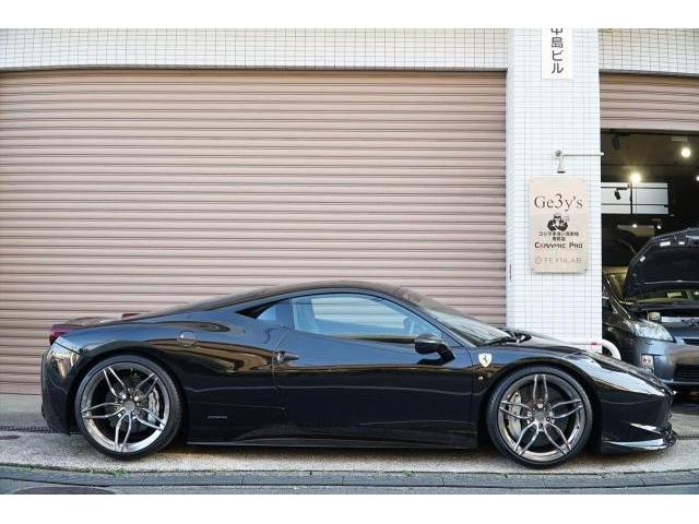 入庫情報 2011年モデル Ferrari458イタリア カーボンレーシングパッケージ パワークラフト製マフラー 鍛造ホイール 東京都世田谷区のジェミーズ株式会社　渋谷区　目黒区　港区　品川区　新規のお客様大歓迎　代車　レッカー