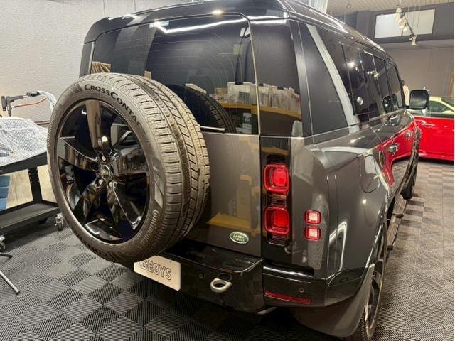 【ランドローバー ディフェンダー110／Ceramic Pro ION】セラミックプロイオンレギュラーメンテナンス施工　東京都世田谷区のジェミーズ株式会社　渋谷区　目黒区　港区　品川区　神奈川　横浜市　新規のお客様大歓迎　代車　レッカー