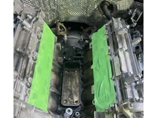 メルセデスベンツ　W212　オイル漏れ修理