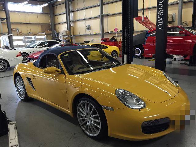 ポルシェ 987 Boxster 2.7 Tip-s 車検入庫