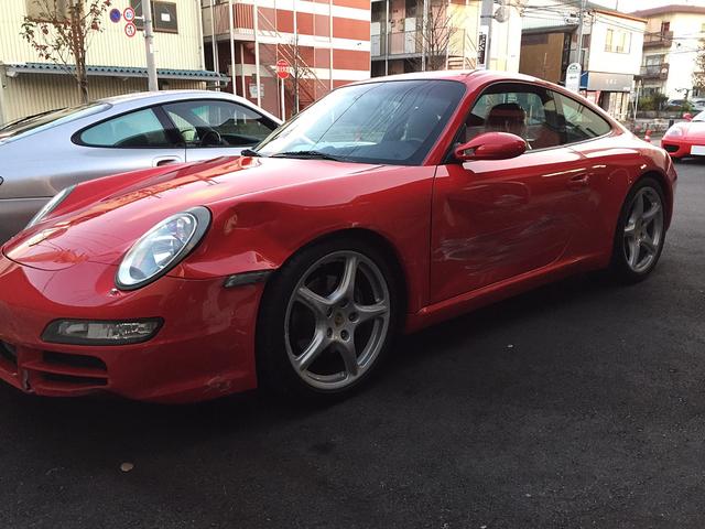 Porsche　997カレラ　板金修理