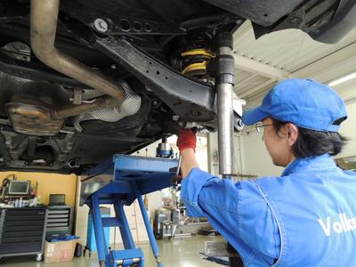 フォルクスワーゲンに精通した整備スタッフ