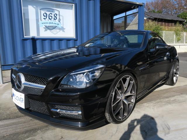 株式会社クローバー　横浜市　磯子区　輸入車　メルセデス・ベンツ　SLK200　パナメリカーナグリル　取り付け　代車無料
