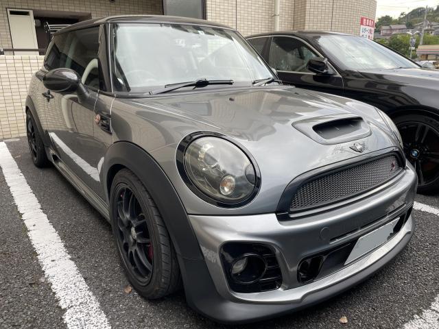 【ステアリング交換】MINI　クーパーS　JCW　ハンドル　ナルディ　ナルステ　MT車　持込交換　持込取り付け　無料代車有り　待合いスペース有り　横浜市磯子区　横浜市中区　横浜市港南区　横浜市港南区　横浜市金沢区　株式会社クローバー　