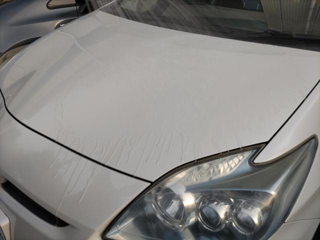 【鉄粉取り】トヨタ　プリウス　ZVW30　ボディーコーティング　下地作り　鉄粉　洗車　DIY　磨き　横浜市磯子区　横浜市港南区　横浜市中区　横浜市金沢区　横須賀市　鎌倉市　株式会社クローバー　無料代車