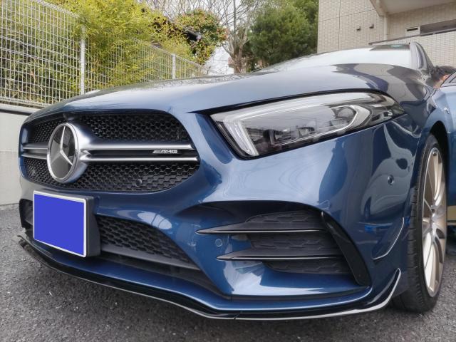 【前後ドライブレコーダー】【メルセデスAMG　A35】メルセデス・ベンツ　A35　内装部品　ドライブレコーダー　純正部品　　持ち込み　横浜市磯子区　横浜市中区　横浜市港南区　鎌倉市　川崎市　横須賀市　株式会社クローバー
