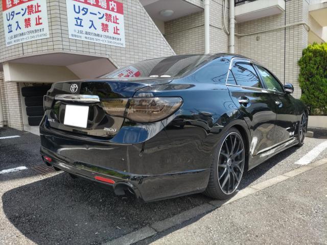 テールランプ交換】トヨタ マークX テール交換 社外品 リペア テールランプ交換】トヨタ マークX テール交換 社外品 リペア