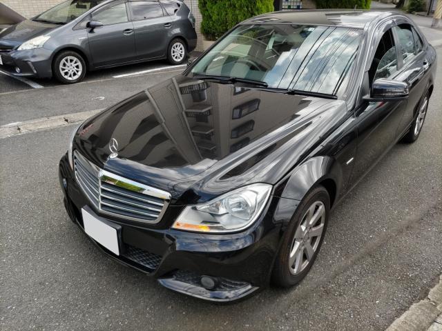 【ドライブレコーダー取り付け】【カメラ追加】【スピードセンサー交換】メルセデス・ベンツ　Mercedes-Benz　Cクラス　W２０４　C１８０　横浜市磯子区　株式会社クローバー　無料代車貸し出し　キャッシュレス決済

