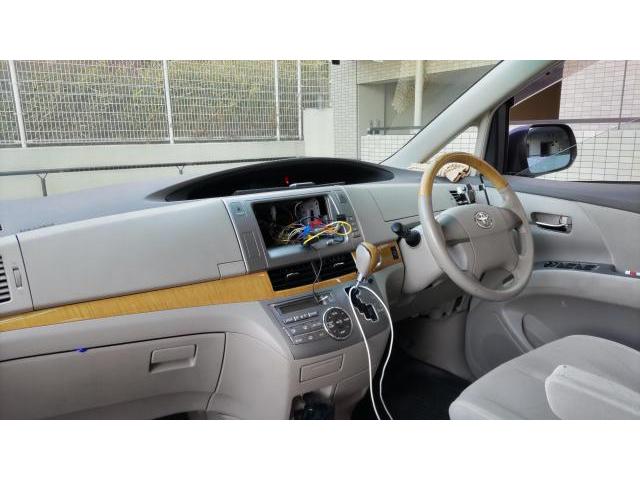 【ディスプレイオーディオ取り付け】トヨタ　エスティマ　50系　PORMIDO　PRA108　１DIN　CarPlay　Android Auto　無線接続　後付け　オーディオレス　ナビ交換　取り外し　スマホ連動　神奈川県　横浜市　磯子区