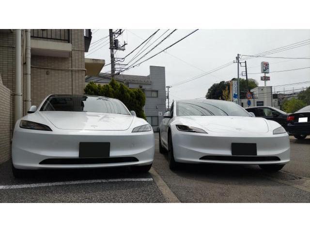 【カーボンファイバー スポイラー取り付け】テスラ　モデル３　ハイランド　純正同形状　トランクスポイラー　リアスポイラー　エアロ　パフォーマンス　ロングレンジ　RWD　AWD　デュアルモーター　MODEL3　純正アクセサリー　神奈川県　横浜市