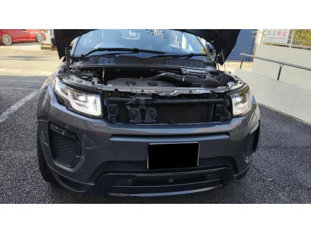 【ランドローバー　レンジローバーイヴォーグ　LEDヘッドライト点灯不良】　イヴォーグLEDヘッドライト故障　ヘッドライトつかない　LEDヘッドライト交換　横浜市磯子区　株式会社クローバー　ヘッドライト修理　交換　