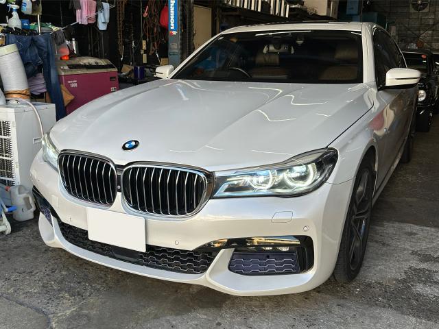 ＢＭＷ　７シリーズ　リアエアサス交換　バルブブロック交換整備