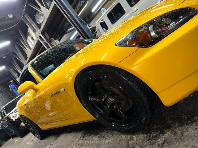 ホンダ　Ｓ２０００　サスペンション・足回りパーツ取付　ホイール交換