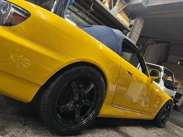 ホンダ　Ｓ２０００　サスペンション・足回りパーツ取付　ホイール交換