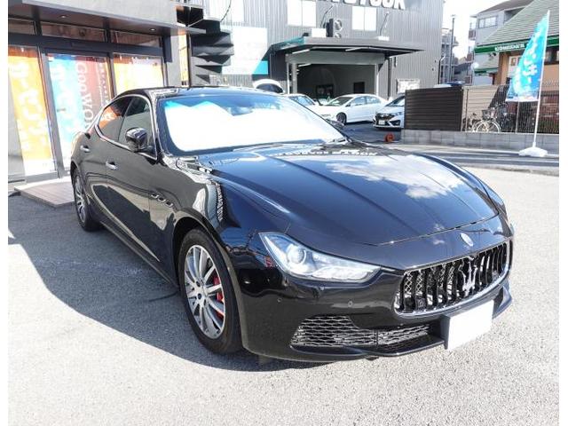 マセラティ ギブリ 板金・外装補修 リアフェンダー・リアドア・リアバンパー鈑金塗装修理【車のことなら兵庫県伊丹市のオートガレージストックへ！】