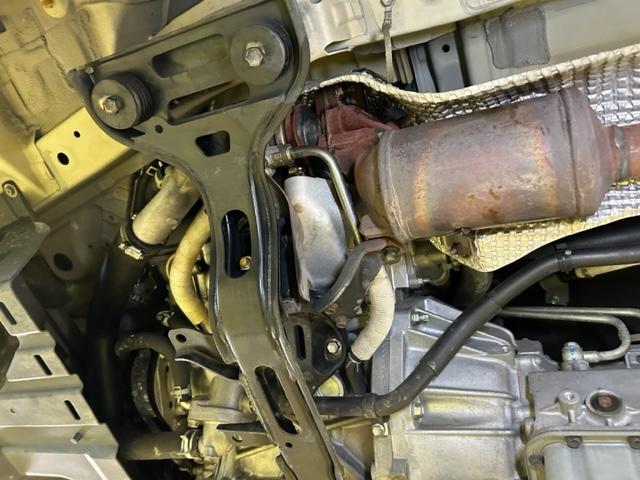 スズキ　エブリイ　DA17V　ターボ　排気漏れ修理　和泉市